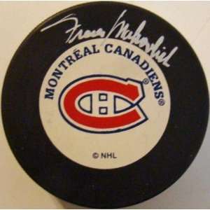 Frank Mahovlich Signed Hockey Puck   Official   Autographed NHL Pucks