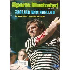  Fuzzy Zoeller Autographed Sports Illustrated Magazine PSA 