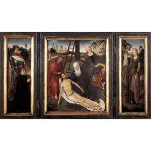  Hand Made Oil Reproduction   Hans Memling   32 x 18 inches 