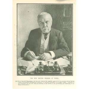  1903 Print Sir Henry Campbell Bannerman British Premier 