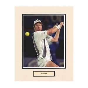  Jim Courier Matted Photo Sports Collectibles