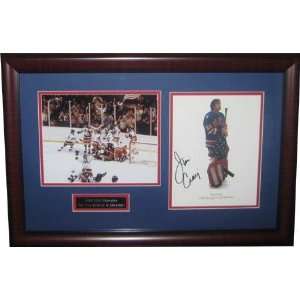 Jim Craig Color Framed Collage   Framed NHL Photos, Plaques and 