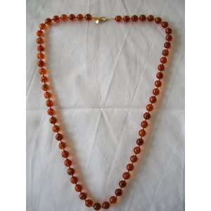 Joan Rivers Amber Beaded Necklace (36 inches)