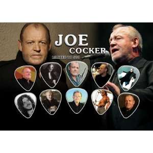 Joe Cocker Signed Autographed 500 Limited Edition Guitar Pick Set 