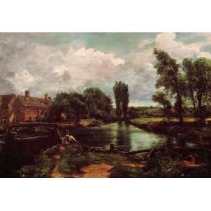 Hand Made Oil Reproduction   John Constable   32 x 22 inches   A Water 