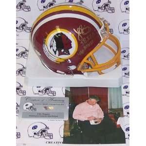 John Riggins Autographed 1982 Washington Redskins SB XVII MVP Mini 