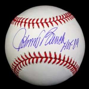 Johnny Bench Signed hof 89 Oml Baseball Ball Jsa