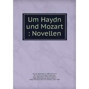  Um Haydn und Mozart  Novellen MatthÃ¤us, b. 1880,Hoffmann 
