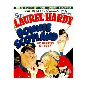  Bonnie Scotland, Oliver Hardy, June Lang, Stan Laurel on 