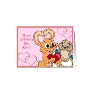  Valentines Bunnies   For Karen Card Health & Personal 