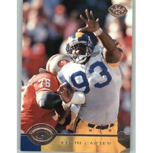  1996 Leaf #34 Kevin Carter   St. Louis Rams (Football 