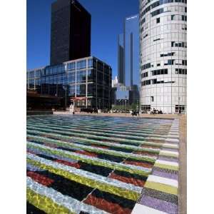  Coeur Defense and Coloured Pool, La Defense, Paris, France 