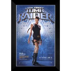 Lara Croft Tomb Raider 27x40 FRAMED Movie Poster   A