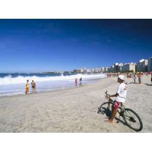  Copacabana Beach, Rio De Janeiro, Brazil, South America 