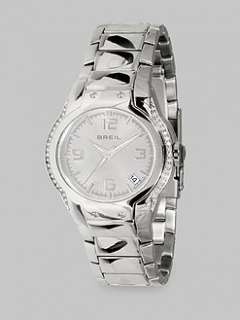 Breil   Urban Stainless Steel Bracelet Watch/White Dial