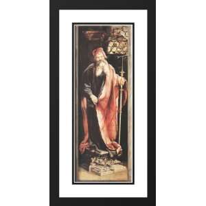 Grunewald, Matthias 20x40 Framed and Double Matted St Anthony the 