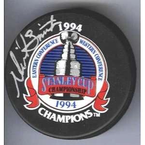  Neil Smith Autographed Hockey Puck