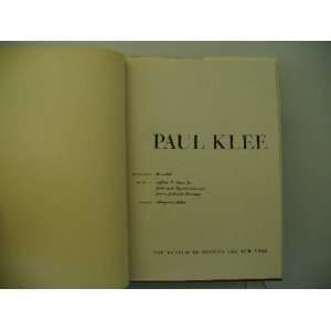  Paul Klee Paul] Museum of Modern Art, New York; Miller 