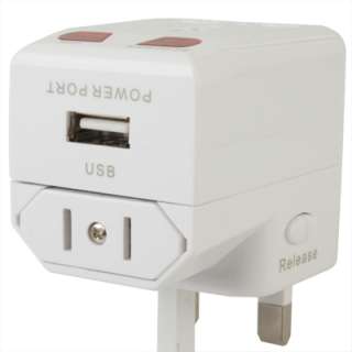 USB UNIVERSAL TRAVEL AC POWER ADAPTER PLUG AU/UK/US/EU  