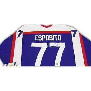 Phil Esposito Autographed Hockey Jersey (New York Rangers)
