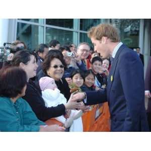 Prince William goes on a walkabout at an Auckland swimming club, New 