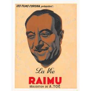  Raimu Poster Movie French 27x40