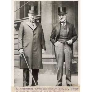 James Ramsay Macdonald British Labour Politician with Bennet of Canada 