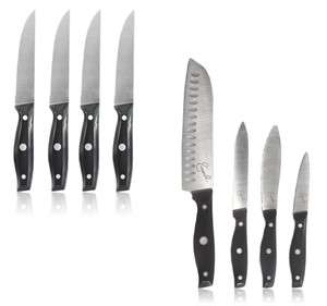   of Emeril Stainless Steel 4 PC Kitchen Knife or 4 PC Jumbo Steak Set