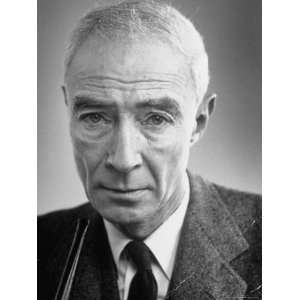  Portrait of Physicist J. Robert Oppenheimer Stretched 