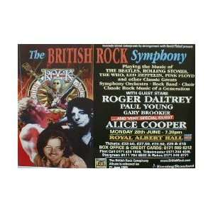 ROGER DALTREY British Rock Symphony Music Poster