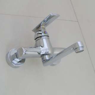 Wall Mounted Chrome Kitchen Sink Faucet / Mixer Tap K25  