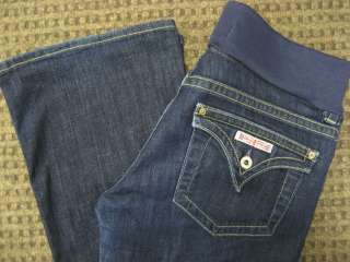 Hudson Maternity Jeans Stretch Signature Pocket Bootcut Eternal Size 