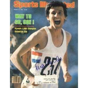 Sebastian Coe Autographed Sports Illustrated Magazine (Track & Field 