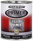 Rust Oleum Paint Filler Primer Flat Gray 1 qt. Ea 254863