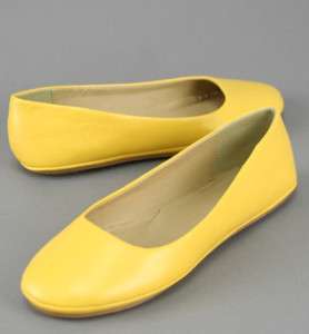 New Soft Comfy Ballet Flats Yellow Gold US Size 6 10  