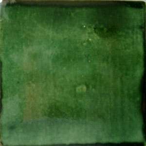 S01) 90 MEXICAN TILES CERAMIC WASHED GREEN COLOR  