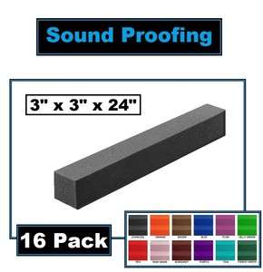   Booth/Recording Studio Bass Sound Proofing Acoustic Foam Corner Blocks