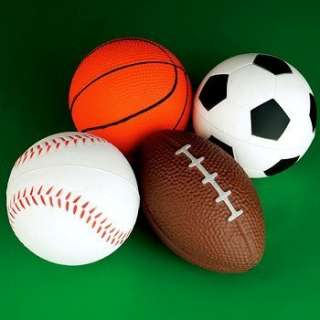 Foam Sports Stress Baseball Football Soccer Ball Basketball  