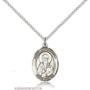 St. Athanasius Medium Sterling Silver Medal