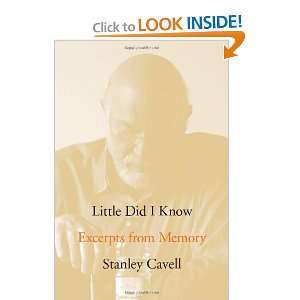   (Cultural Memory in the Present) [Hardcover] Stanley Cavell Books