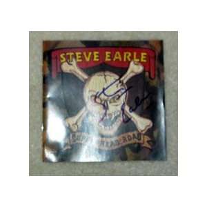 STEVE EARLE autographed SIGNED #1 Cd COVER 