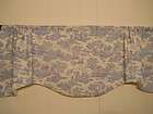   ~Order Only~FRENCH~CO​UNTRY~Toile~ Blue&Cream~VAL​ANCE~Curtain