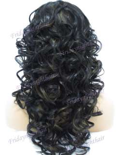 NEW Top Quality Synthetic Lace Front Full wig GLS43 1B  