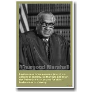 Thurgood Marshall   Famous Person Classroom Poster