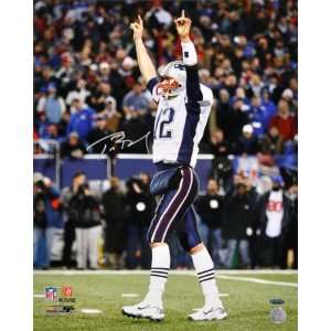 Tom Brady New England Patriots   50th TD Celebration   Autographed 