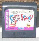 Sega Game Gear REN & STIMPY QUEST FOR SHAVEN YAK + BOX  