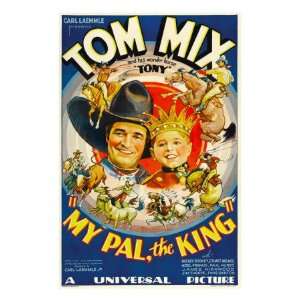  My Pal, the King, Tom Mix, Mickey Rooney, 1932 Stretched 