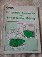Onan Generator Accessories & Service Catalog Manual  