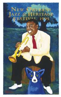1995 New Orleans Jazz & Heritage Festival Poster  