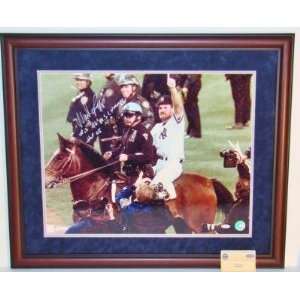 Wade Boggs Autographed Picture   INSC Framed 16x20 STEINER 